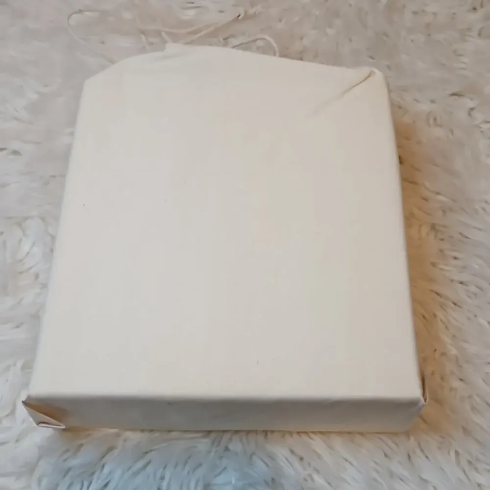 New! LinenScape White Ivory 100% Cotton Twin Sheet Set